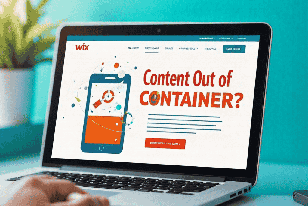 Wix studio fix, Content Out of Container